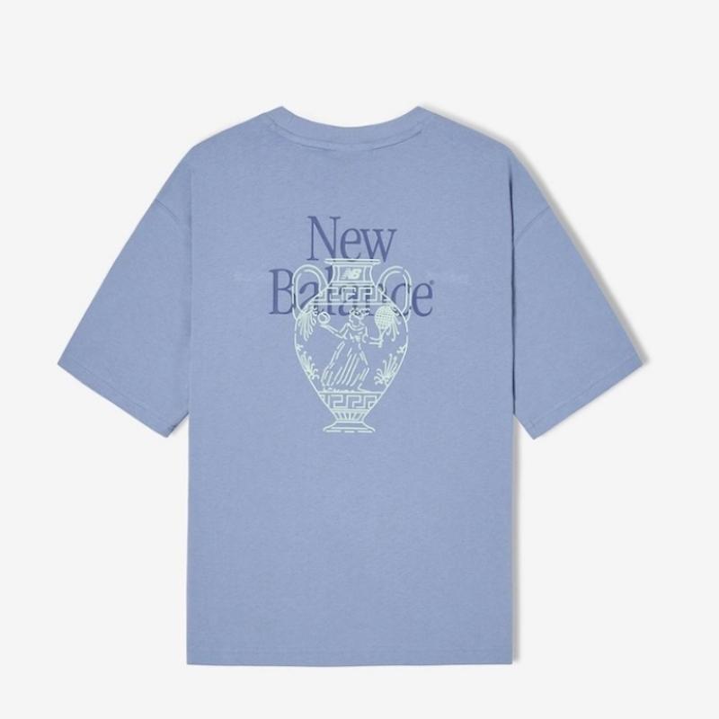 New Balance W Debut Graphic Short Sleeve Tee B1 Nbnef2v482 10 51