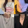 New Pearl Necklace Women's Light Luxury Niche Versatile Sweater Collarbone Chain Premium Love Butterfly Pendant