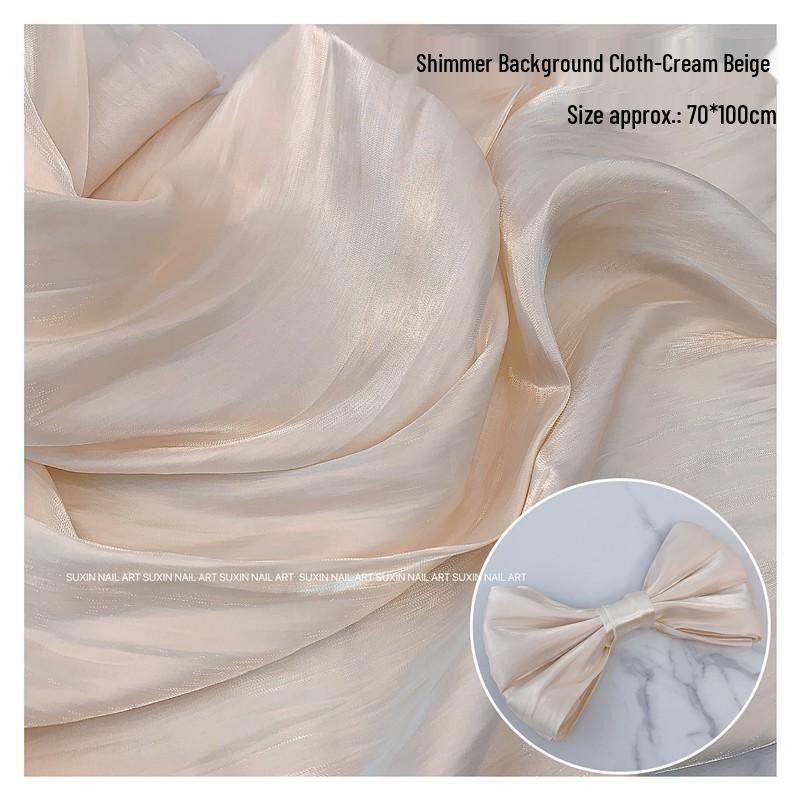 

Светоотражающая светящаяся ткань-фон для нейл-арта с дизайном «Звезды и луна»