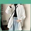 Solid Women Loose Blouses Casual Shirts Turndown Collar Allmatch Korean Style Fashion Simple Female Tops Button Up Autumn