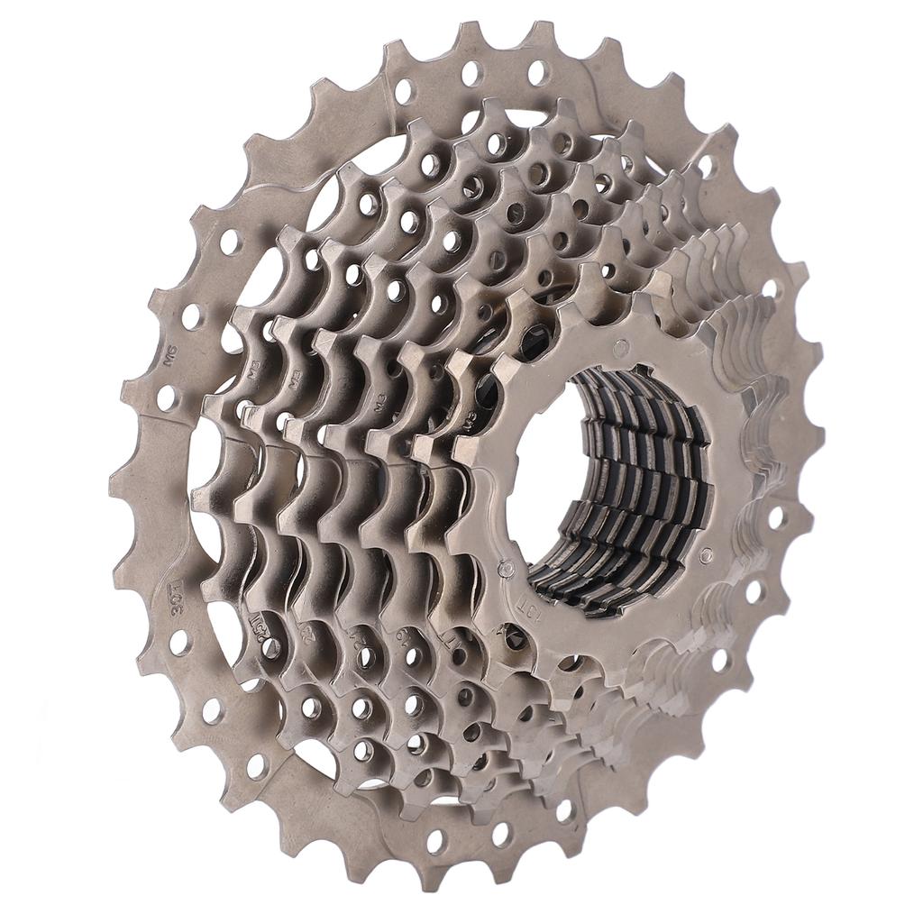 10 Speed Bike Cassette Nickel Chromium Steel 11‑30T Bicycle Cassette Flywheel for Road Folding Bike