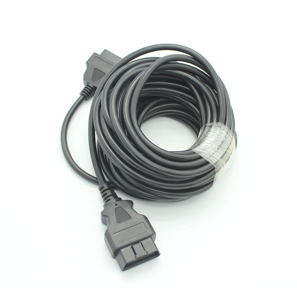 10metrový OBD2 16pinový prodlužovací kabel pro diagnostický nástroj pro zásuvku obd ii 16kolíkový kabel / kabel do auta pro kabel adaptéru