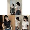 Tshirt For Women Oversize Summer Casual Pure Fabric With Embroidery For Fashion Enthusiasts