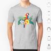 Tropical Parrot T Shirt Cotton Men Women DIY Print Parrothead Buffett Shark Tropical Volcano Parrot Margaritaville Beach