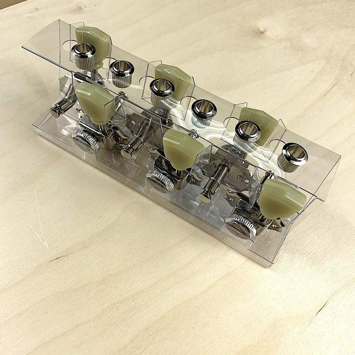 Gotoh Lock Tuners - 3 per side - Magnan Lock Trad (MG-T) - Nickel