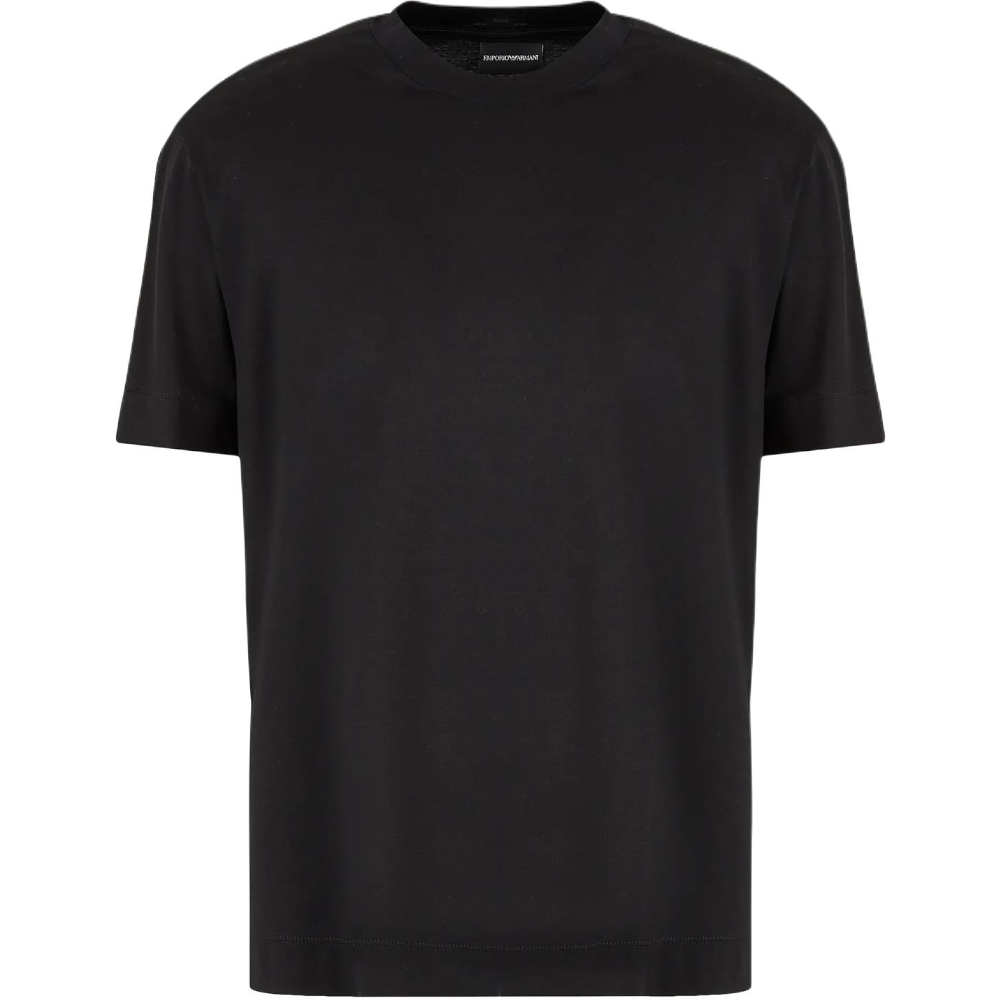 

Emporio Armani Solid Color Embroidered Band Crew Neck Short Sleeve T-Shirt Men Tops Black 6D1TD6-1JOSZ-0999 M
