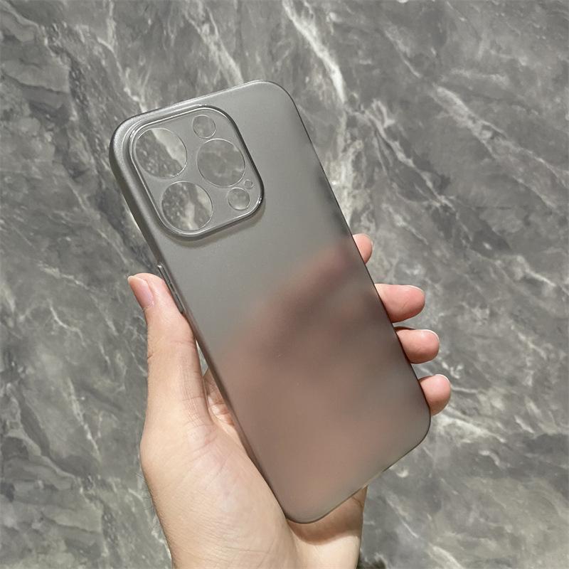 Ultra-thin Protective Frosted Case for iPhone 15 Pro Max - Soft Shell, Bare Metal Feel