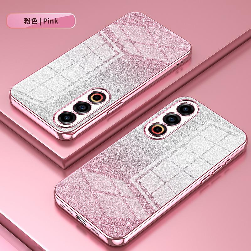 Applicable to Meizu 21 electroplating glitter mobile phone case Meizu 20Pro transparent Meizu 20 anti-drop luxury protective case