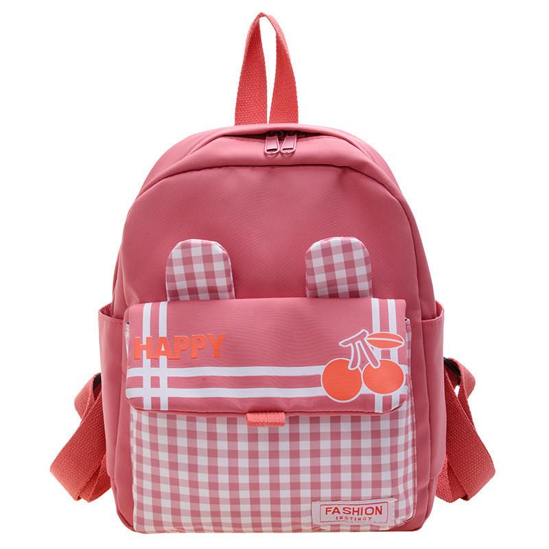 High-capacity Breathable School Backpack For Young Kids In Stylish Macaron Colors