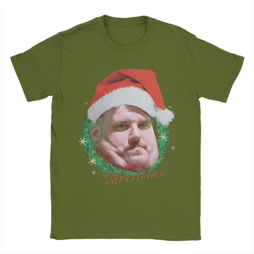 Meddl Xmas Christmas Lord Drachenlord Meme T Shirt for Men Cotton TShirt Crewneck Rainer Winkler Tee Shirt Short Sleeve Clothes