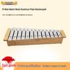 13-Tone Aluminum Plate Glockenspiel for Children - Professional Hand-Knocked Beechwood Musical Instrument and Teaching Aid.