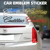 3D Metal Letter Car Tail Sticker Fender Side Trunk Badge For ATS BLS CTS EXT SLR SRX STS XT4 XTS XT6 Escalade Deville