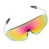 Polarized Photochromic Cycling Glasses Wind Proof Fashion Sports Sunglasses for Men Women White Pink