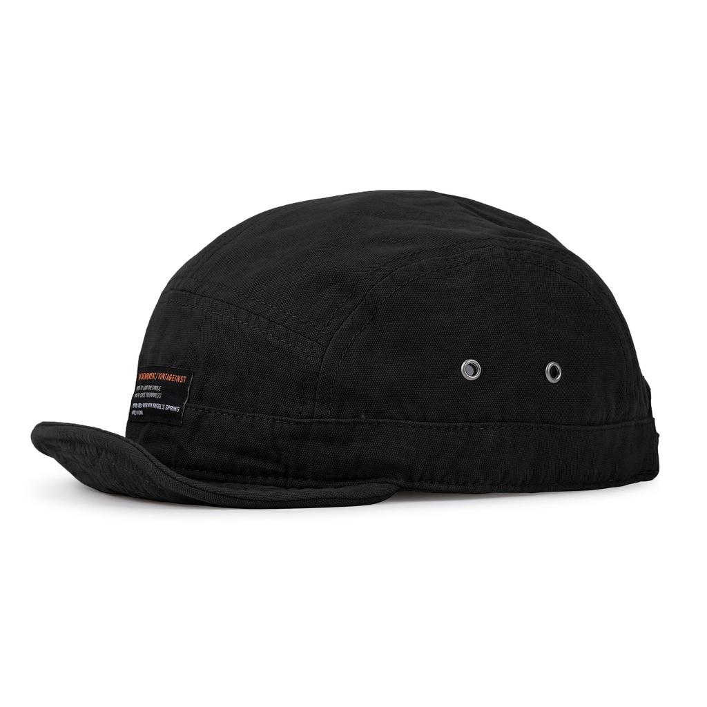 Clape Short Brim Baseball UV Sun Outdoors Men's Cap, Lightweight, Soft, Foldable, Protection, Protection, Golf, (C-DY09-Black)
