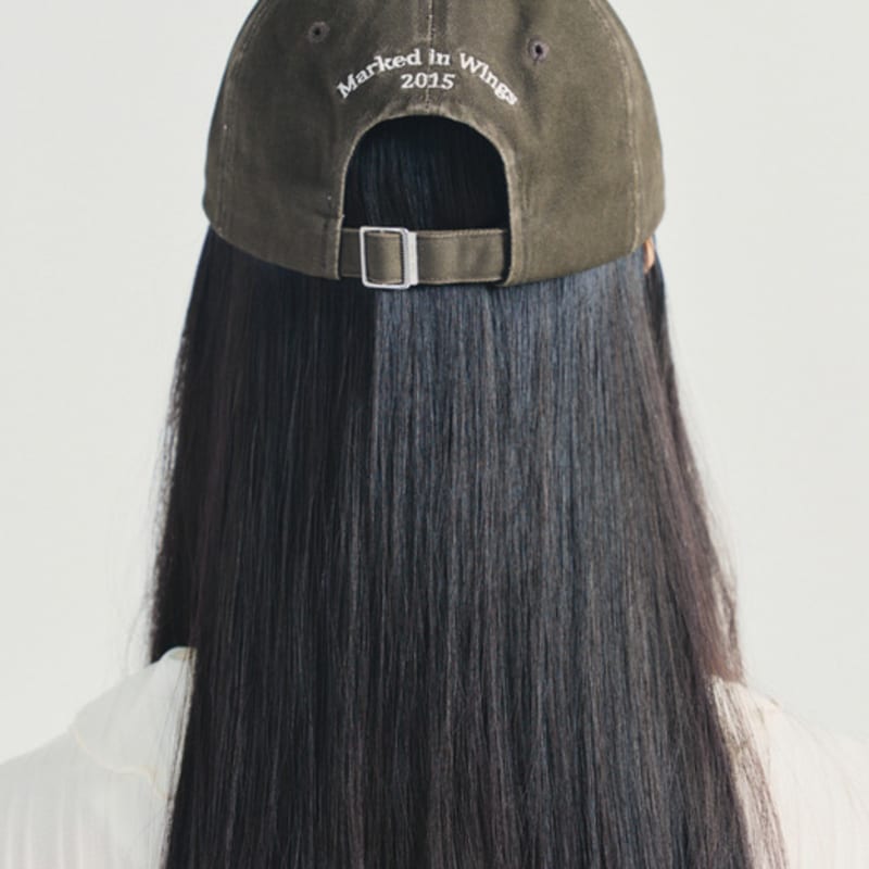 NICK&NICOLE NICOLE ORIGINALS LOGO BALL cap_VINTAGE KHAKI