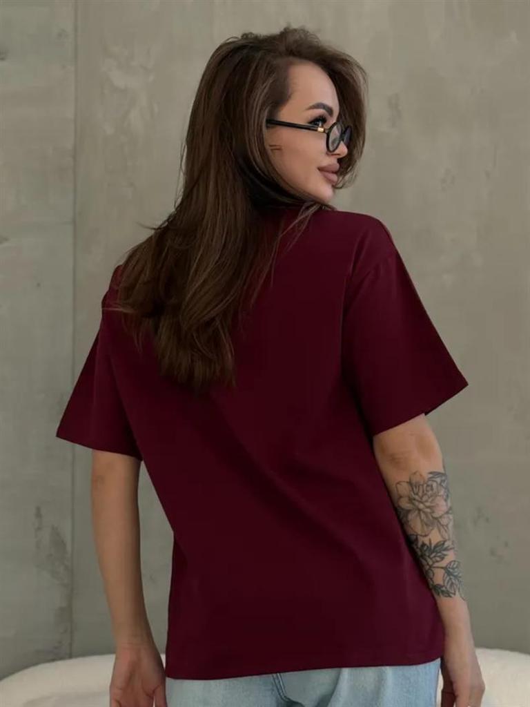 Trendy Oversized Printed Tee: 100% Loose Short Sleeve, Versatile European & American Style