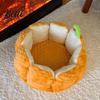 Rutschfeste Katzendecke Warmer Hund Weiches Fleece 16,5/19,7 Zoll Design Kürbis Haustiermatte Vier Jahreszeiten