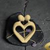 3Pcs/set  Nordic Modern Art Ins Style 3 Colors Kiss Couple Resin Crafts Decoration Ornaments Home Bedroom