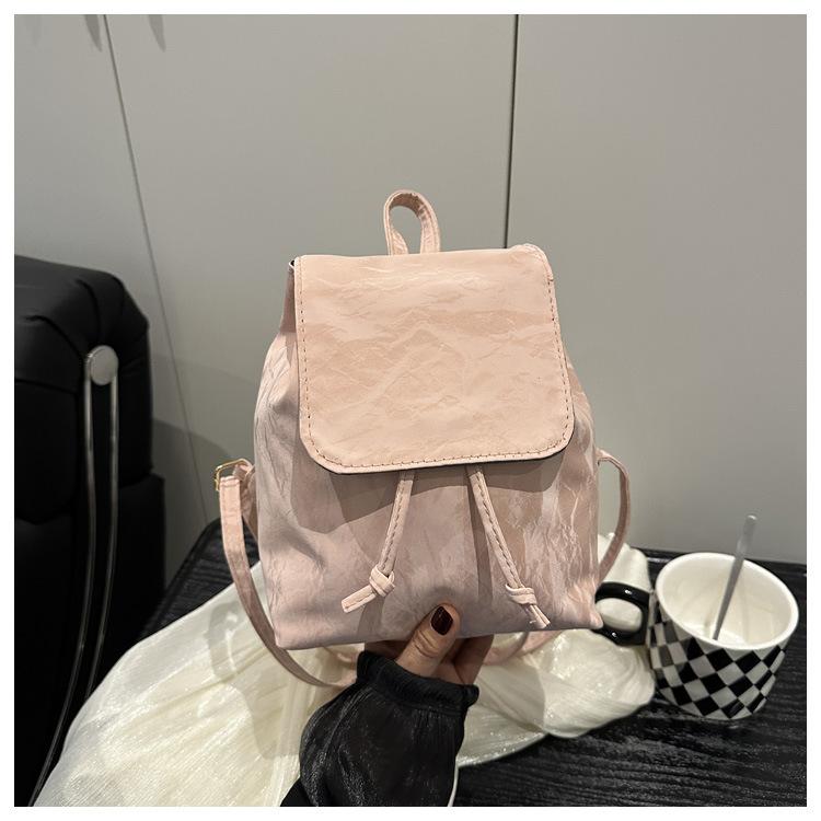 

Винтажный 225 стиль колледжа новая модная текстура однотонный повседневный дизайн портативный рюкзак женский