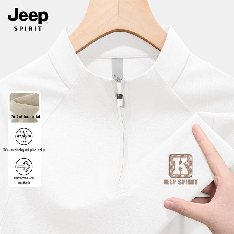 JEEP SPIRIT Men s 2025 Quick-Dry Long-Sleeve T-Shirt 2XL