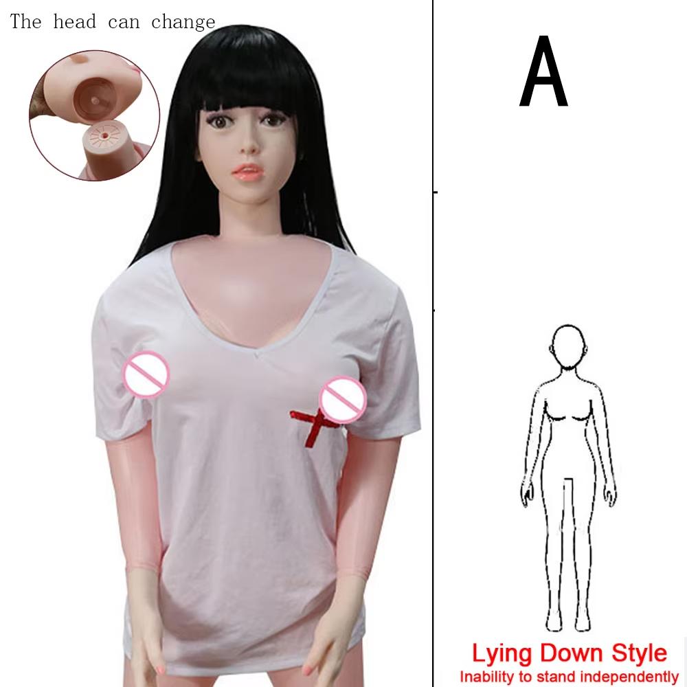 Sexpuppe für Männer Silikon Sexpuppe Sexy Großer Hintern Große Brust Sexspielzeug für Männer Masturbator Echtes Gefühl Erwachsenenprodukte