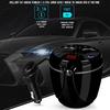 USB Car Charger Cup Holder Display Car Charger Cigarette Lighter Splitter With Voltage Display