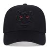 Leisure Trucker Caps Unisex Snapback HatsNew Cotton Black Tiger Embroidery Baseball Cap Men Women Hip Hop Hat Summ