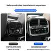 For BMW iX iX40 iX50 M60 -2025 Carbon Fiber Central Control Gear Panel Cover Interior Trim Accessories Upgrade