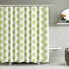 Floral Shower Curtain Botanical Greenery Pattern Bathroom Decor Nature Inspired Washable Fabric Backdrop