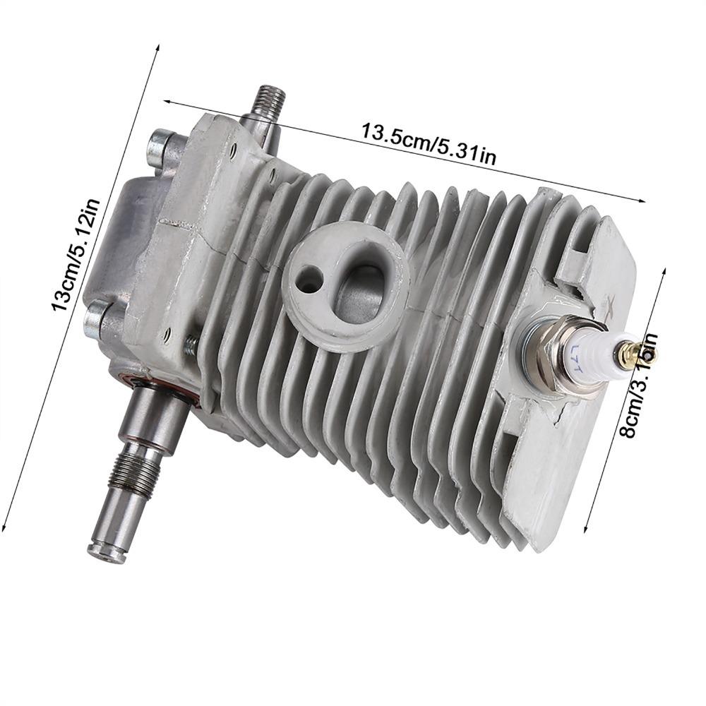 Metal Cylinder Piston Crankshaft Assembly Compact Dark Grey Engine Motor Cylinder Easy to Install for Stihl MS170 MS180 018