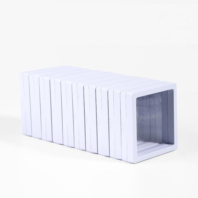 Transparent Floating Display Box Pe Film Jewelry Storage Case For Ring Earring Necklace Bracelet Watch Collectible Gift