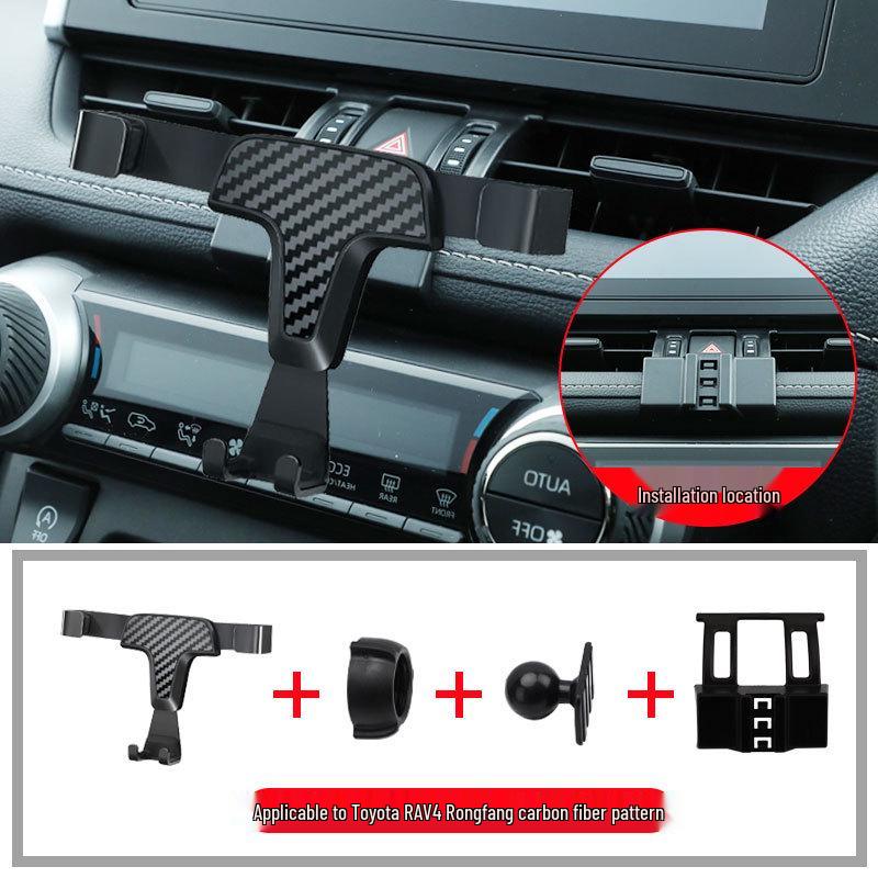Wireless Charging Phone Holder for Toyota RAV4, Prado, and Land Cruiser