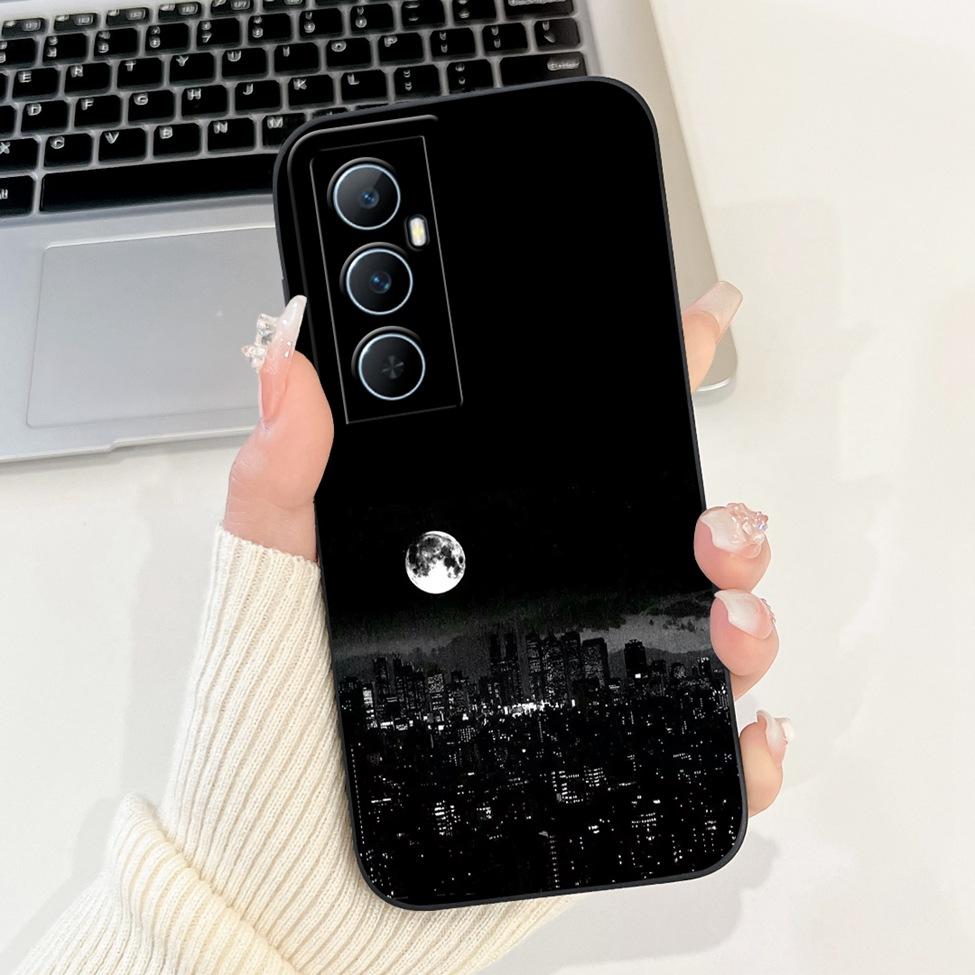 Funda For Realme C65 RMX3910 Back Cover For Realme C65 4G Case Shockproof Luxury Flowers Cute Cartoon Cool Silicone Bumper Coque