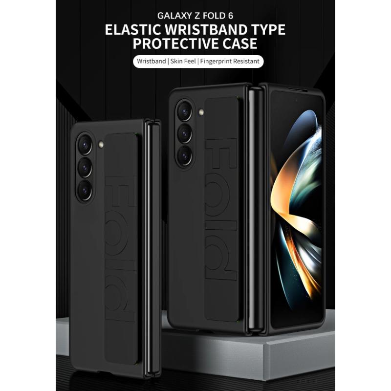 Streth Ελαστική θήκη βραχιολίου για Samsung Galaxy Z Fold 6 5 4 3 5G Z Fold 4 Z Fold 6 Fashion Protection Αντικραδασμικό κάλυμμα αίσθησης δέρματος