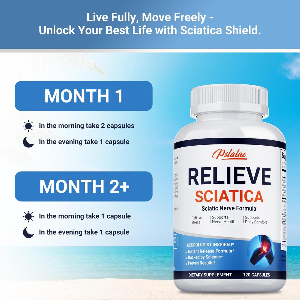 Pslalae Alpha Lipoic Acid Capsules - Sciatic Nerve and Bone Health