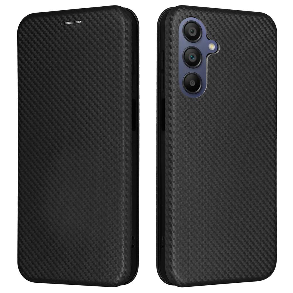 For Samsung Galaxy A17 5G/A17 4G/A26 5G Case Carbon Fiber Texture Drop-Proof PU Leather Phone Cover