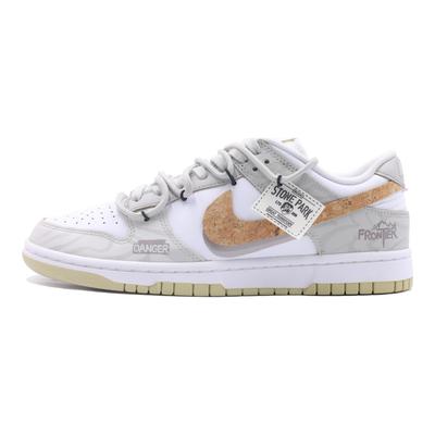Dunk rutschfest abriebfest niedrig geschnitten Skateboard-Schuhe Herren Kaffee DV0833-100(Team315-)