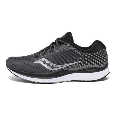 Guía 13 Soporte Antideslizante Ligero Caña Baja Zapatillas de Running para Hombre Negro Blanco Saucony S20548-40