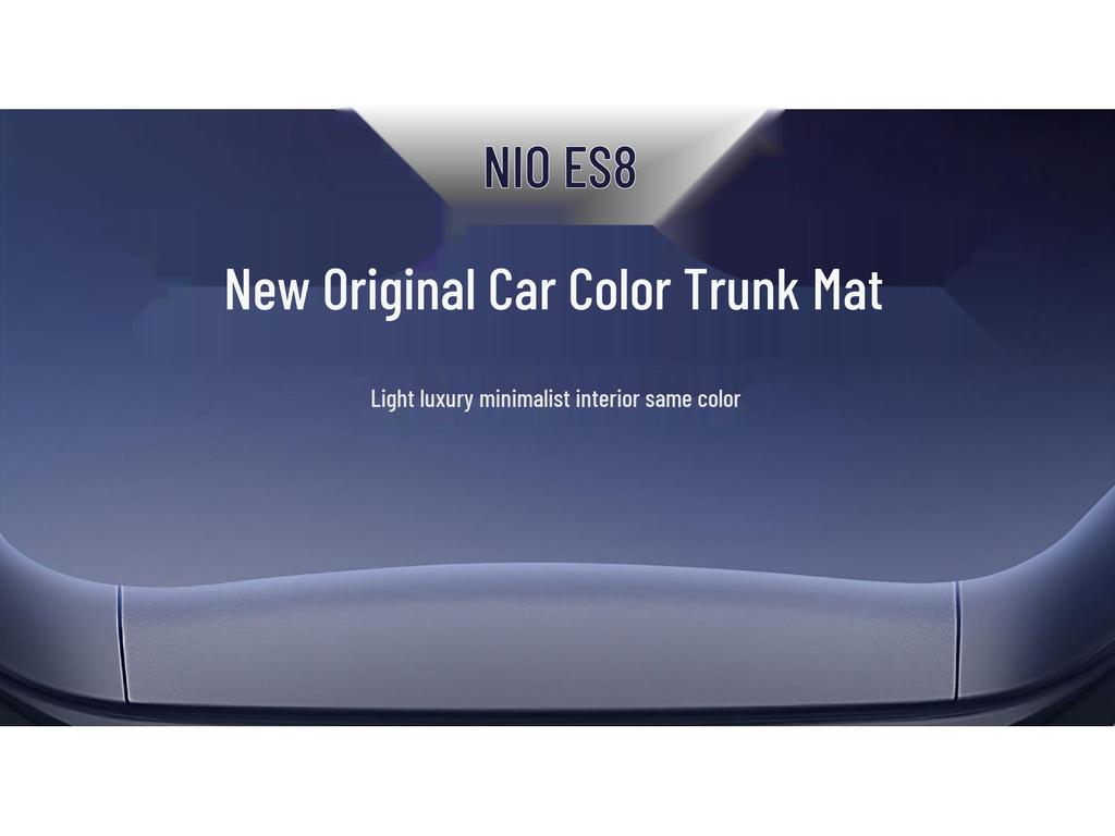 NIO ES8 Trunk Mat: Full Coverage Tail Box Mat for 26 Model Interior Modifications