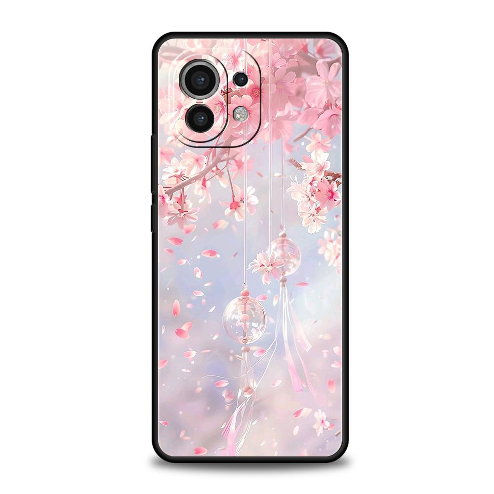 

Korean Cute Flower Phone Case for Xiaomi Poco F6 F5 F4 F3 X6 X5 X4 X3 NFC M5 M4 M3 C51 C50 C55 GT 5G Soft TPU Cover Capas Fundas Poco M3