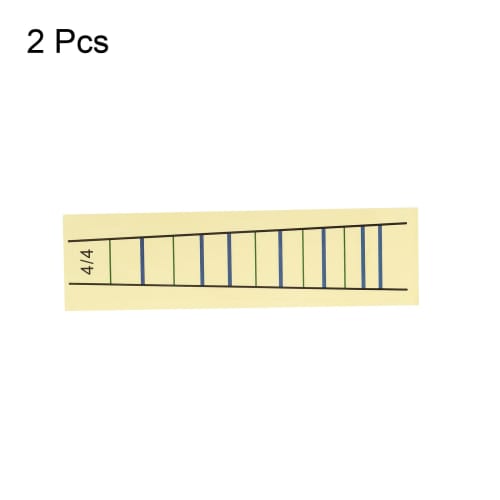 uxcell Violin Finger Position Marker Stickers, Violin Fret Guide Scale Indicator Markers, 4/4 White, for Accurate Finger Position Learning, 2 Pieces