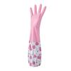 1 Pair Housework Gloves Waterproof Reusable Tear-Resistant Long Cuff Gloves Multi-purpose Dishwashing Gloves Cleaning Tool