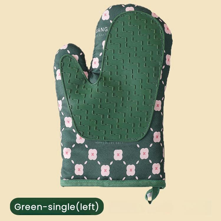 Silicone Oven Gloves High Temperature Resistant Anti-burn Non-slip Thickened for Kitchen Microwave Baking Dessert Tools