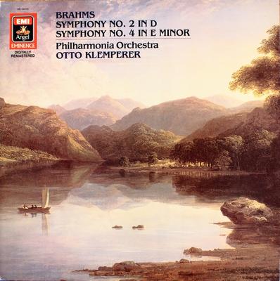 LP Record JOHANNES BRAHMS, PHILHARMONIA ORCHE - Brahms - Symphony No. 2 In D, Symph AE34413 Angel Eminence 1985 US Classical Used