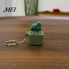 Tragbares Schlüsselanhänger-Spielzeug 1/2 Stück Möwen-Mine-Knopf-Schlüsselanhänger, Wiederaufladbarer Fidget-Clicker mit echtem taschengroßem Stress-Geräusch und LED-Licht, Mini