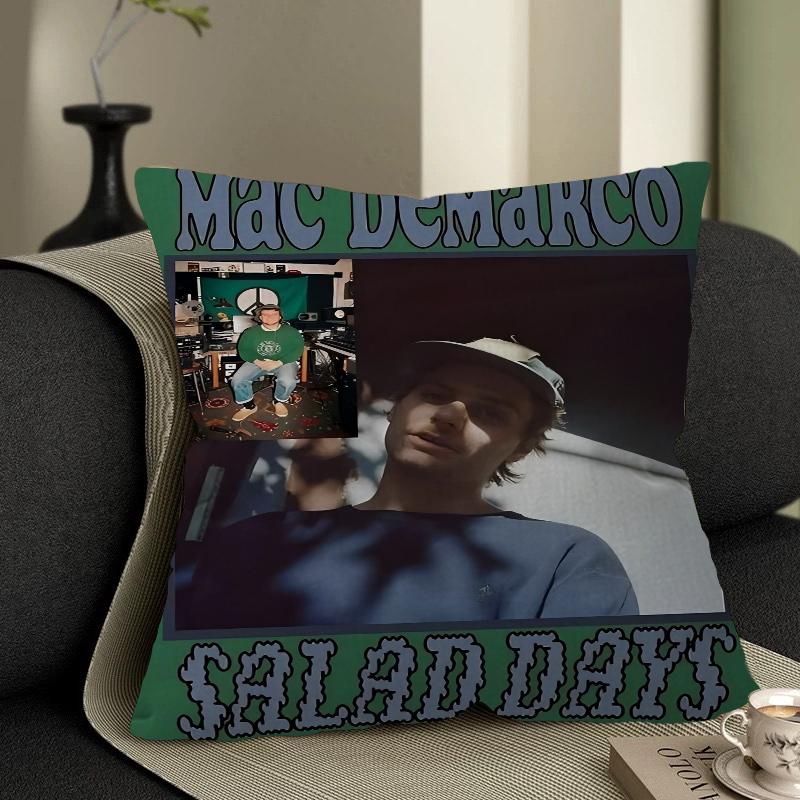 Mac Demarco Maple Design Cushion Cover Happy Autumn Harvest Decor Holiday Decorati Pillow Cover
