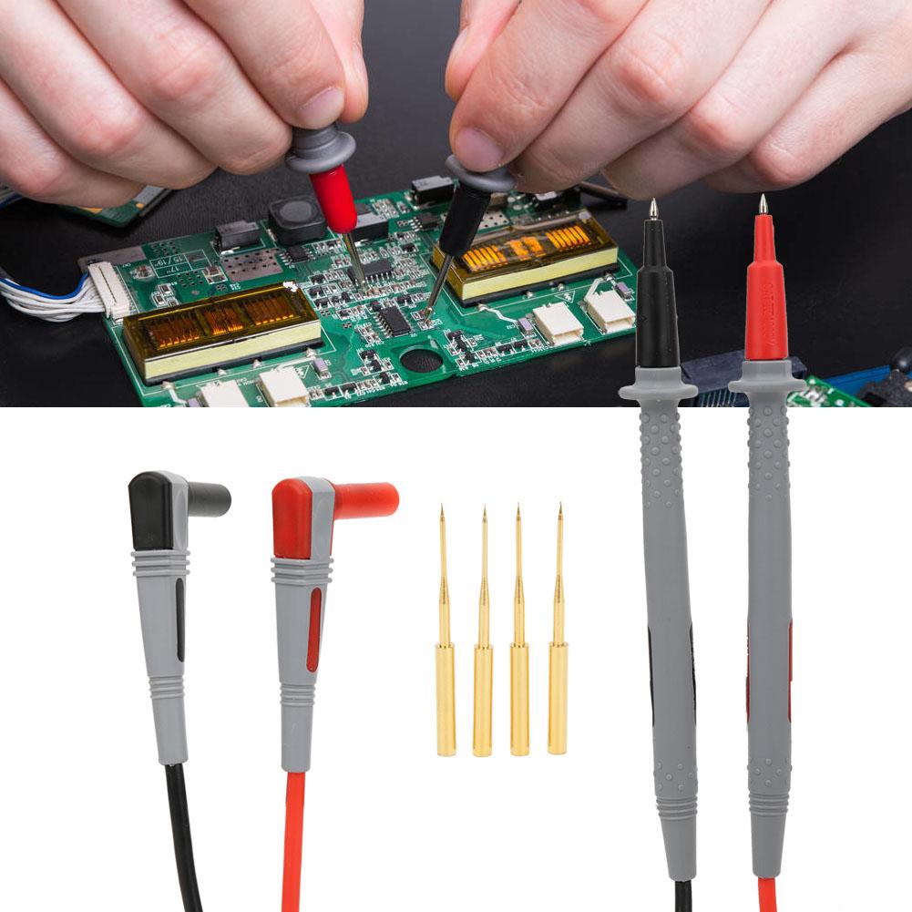 P1505 150cm 1000V 10A Universal Multimeter Test   Probe Cable Silicone Wrap Copper Needle