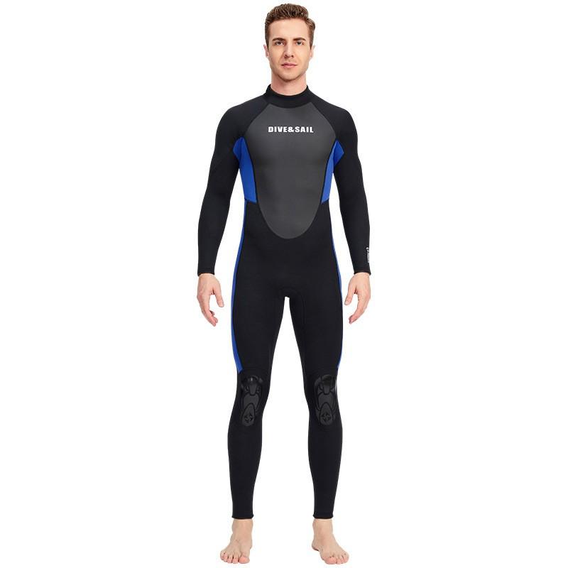 3mm Full Body Wetsuit Diving Snorkeling Surfing Water Sports Unisex Thermal Neoprene Rash Guard