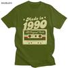 Made In 1990 T Shirt Unisex Cotton Fashion Tshirt Short Sleeve All Original Parts 30th 30 Years Old Birthday Gift Tee Top Clothing