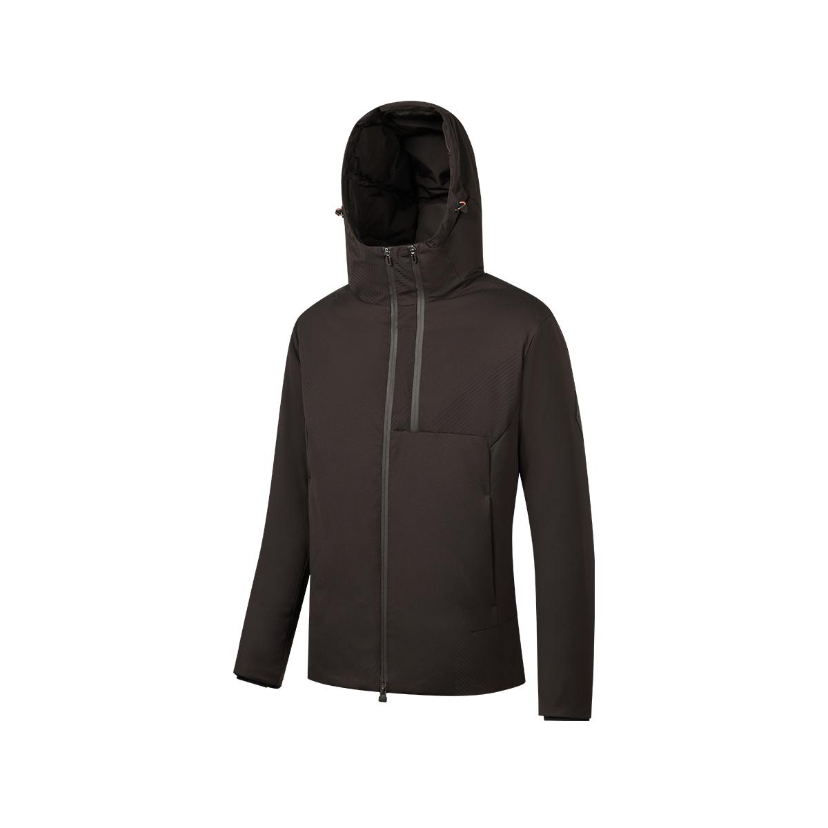 Saucony Down Jackets Men s Bronze Brown Hooded Moderate SA2250DJ10C-CO078 3XL